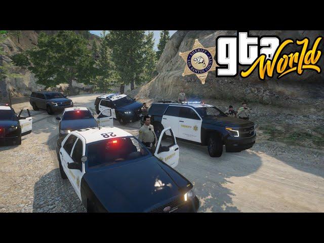 [GTAW] LSSD felony stop on a truck leads to off-road pursuit and beanbag LTL deployment | GTA World