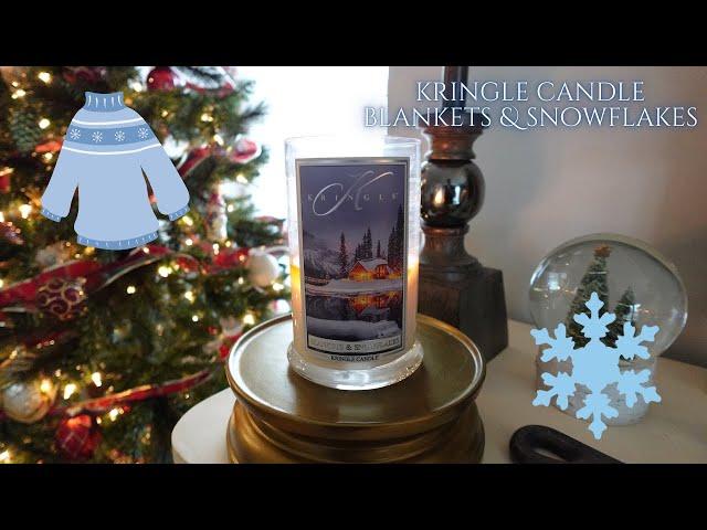 Kringle Candle Review: Blankets & Snowflakes