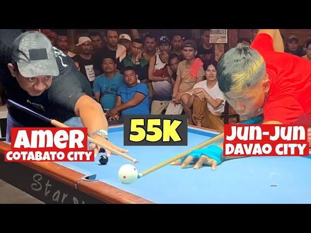 AMER FROM COTABATO CITY VS JUN-JUN THE PREDATOR TABLON FROM DAVAO | P55,000 | 10-BALL