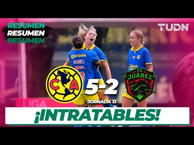 HIGHLIGHTS | América 5-2 Juárez| AP2023-J13 | Liga Mx Femenil | TUDN