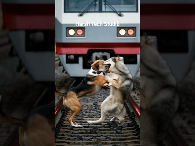 Two dogs are deadly fight #trending #animals #wildlifeentertainment #cuteanimal #wildlife #animallif