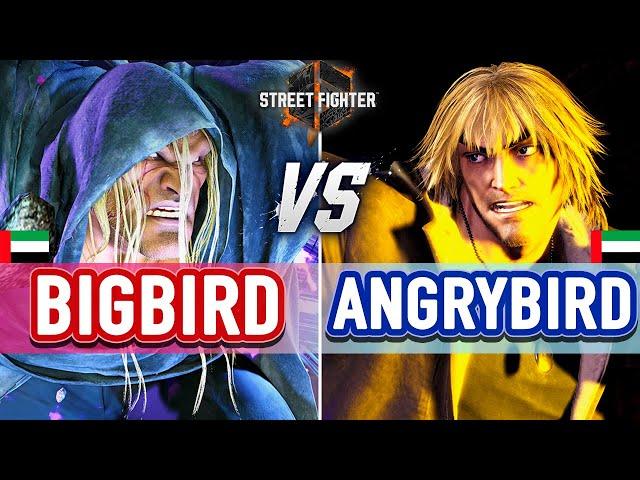 SF6  Bigbird (M.Bison) vs Angrybird (Ken)  SF6 High Level Gameplay