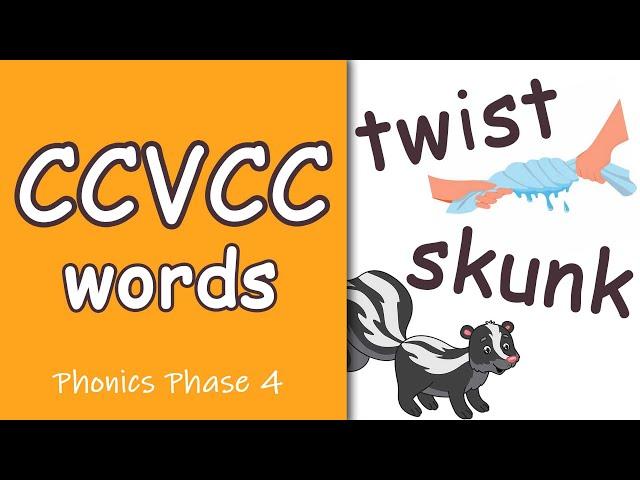 CCVCC Words | Phase 4 Phonics