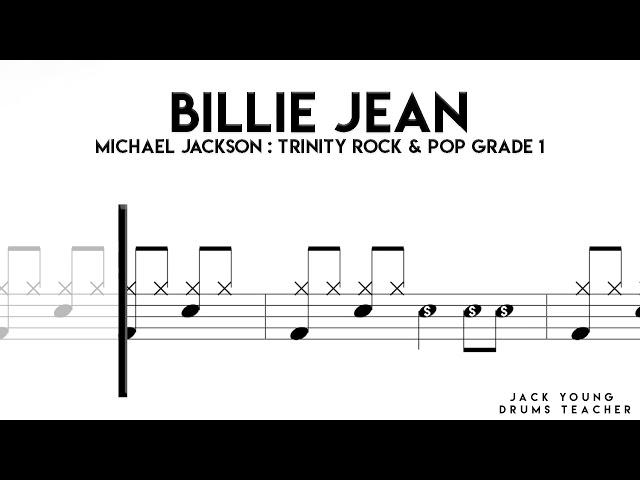 Billie Jean   Trinity Rock & Pop Drums Grade 1 (OLD)