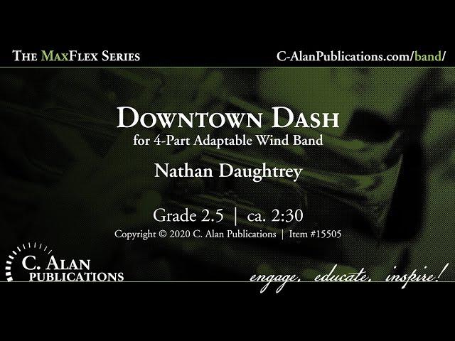 Downtown Dash (4-Part Flex Band Gr. 2.5) - Nathan Daughtrey