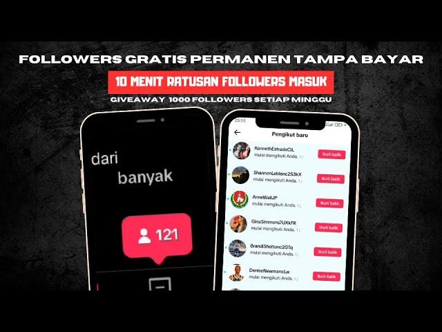 CARA MENAMBAH FOLLOWERS TIKTOK GRATIS - CARA CEPAT MEMPERBANYAK FOLLOWERS TIKTOK GRATIS PERMANEN