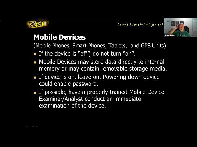 Evidence Collection - Computers and Smart Phones