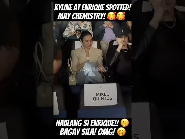 Kyline At Enrique SPOTTED! #showbiz #showbiznews #latestupdate