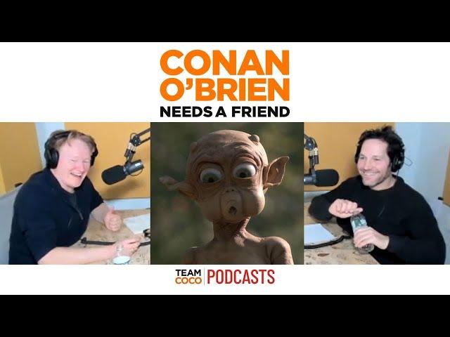 Paul Rudd Surprises Conan With A Clip From His New Podcast | Conan O'Brien Needs A Friend