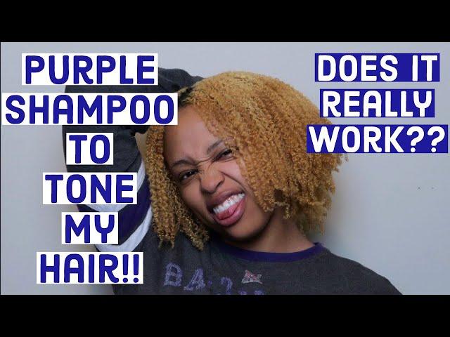 Toning My Splotchy Blonde Hair | Purple Shampoo & Conditioner | Ayana Mertina