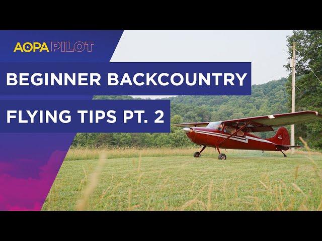 Landing on a 900 ft grass strip