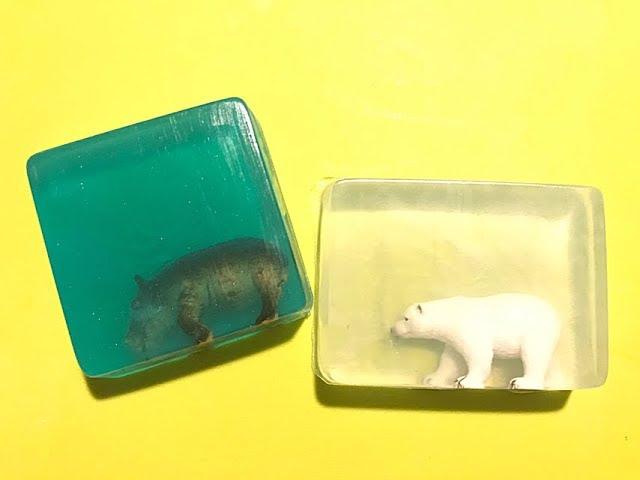 DIY Easy Melt and Pour Animal Soap