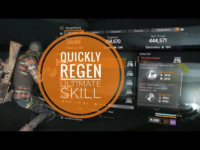 Fast Regenerate Ultimate Skill 1.8.2 - The Division