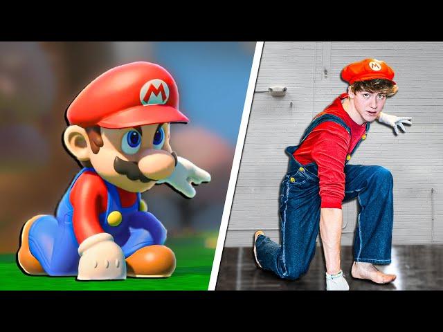 We Tried Super Mario Stunts In Real Life! - Challenge