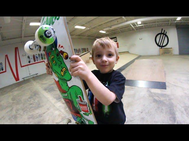 4 Year Old Skateboard Setup! - Ryden Schrock