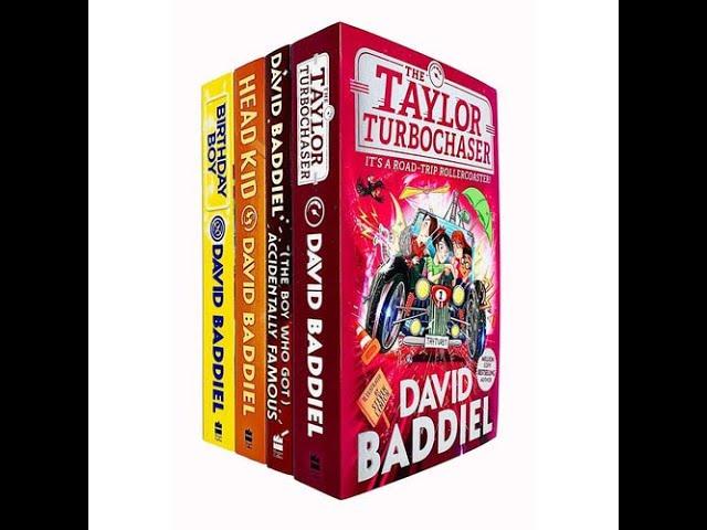 David Baddiel 4 Book Collection Set: Birthday Boy, Taylor Turbochaser, Accidentally Famous, Head Kid