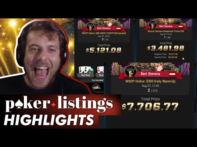 Girafganger can't stop winning! Online Poker Highlights!