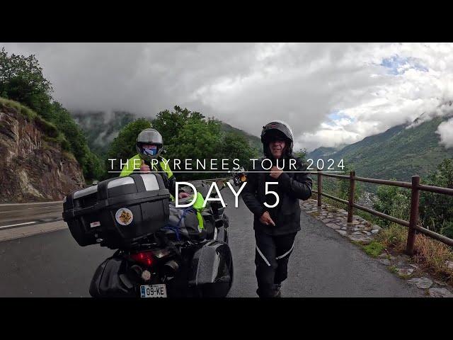 The Pyrenees Tour of 2024 Day 5. Motorcycle Tours To Spain