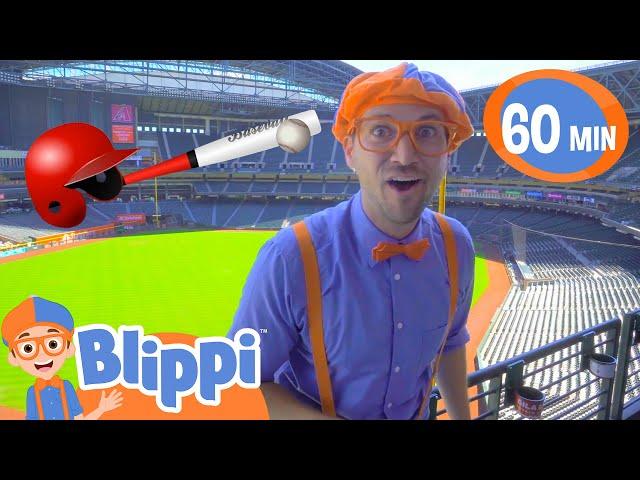 Blippi Visits a Baseball Stadium! | Sports for Kids | Educational Videos for Kids