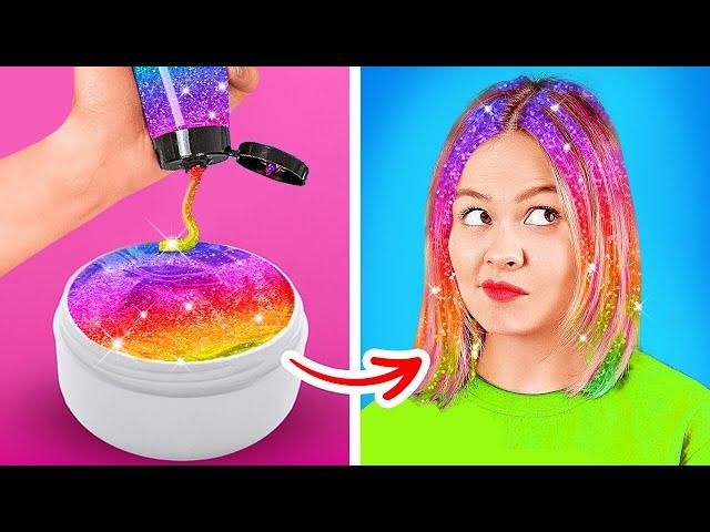 EXTREME MAKEOVER! Awesome Girly Hacks And Tricks Ideas by 123 GO! Planet