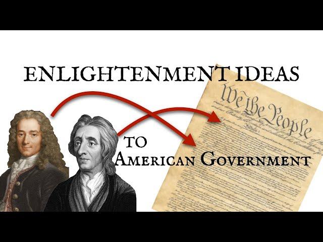 Enlightenment Ideas to US Government