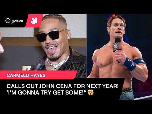 WWE'S CARMELO HAYES CALLS OUT JOHN CENA 'I'M GONNA TRY GET SOME!' TALKS BRON BREAKKER, UNDERTAKER