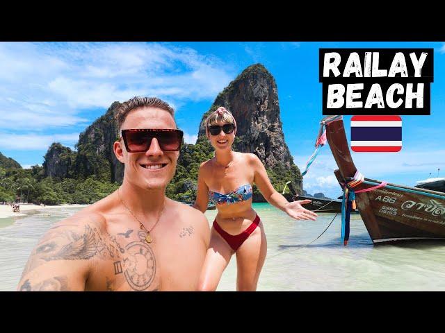 First Impressions of KRABI! Railay Beach, the Most STUNNING Place in THAILAND!