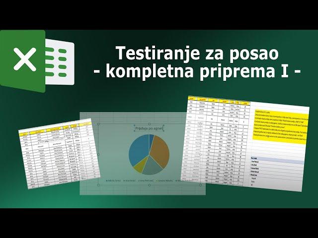 Excel testiranje za posao - SUMIF, VLOOKUP, PIVOT