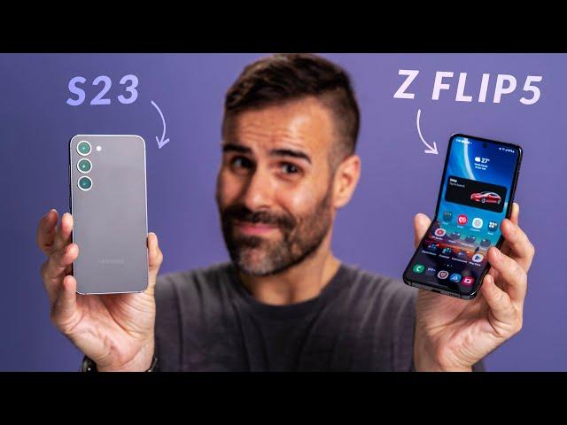 Samsung Galaxy Z Flip5 vs Galaxy S23 - Why Pay More!?