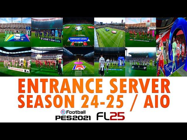 ENTRANCE SERVER FOOTBALL LIFE 25 & PES 2021 / AIO #footballlife #footballlife2025 #spfl25 #pes2021