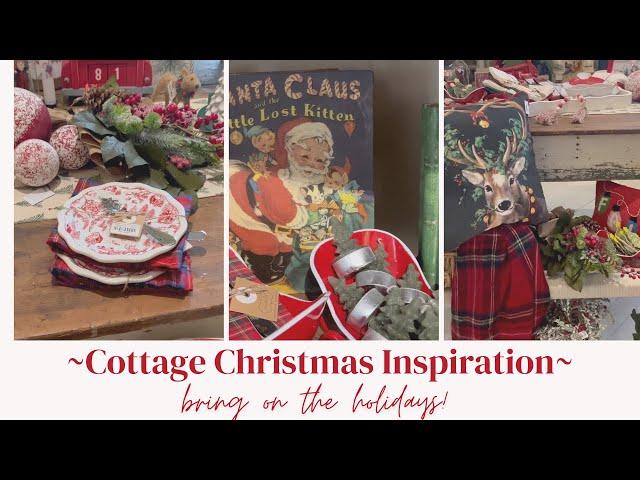 Cottage Christmas Inspiration ~ Cottage Style Christmas Decor ~ The Christmas Cottage