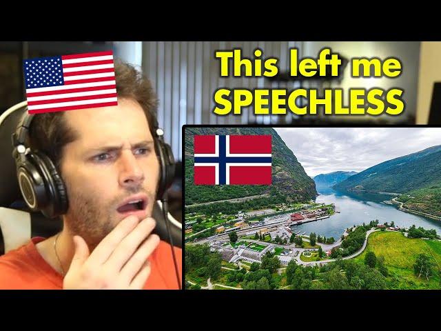 American Reacts to Flåm | Incredible Norwegian Fjords