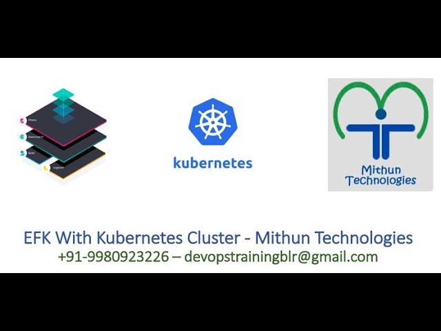 ELK ( EFK ) with Kubernetes Cluster - Mithun Technologies - 99809232226