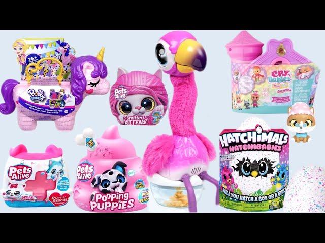 60 min Satisfying with UNBOXING SUPER PINK SET ZURU, MOOSE, SPIN MASTER, POLLY POCKET