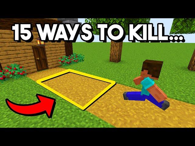 15 Ways to Kill your Friends in Minecraft!