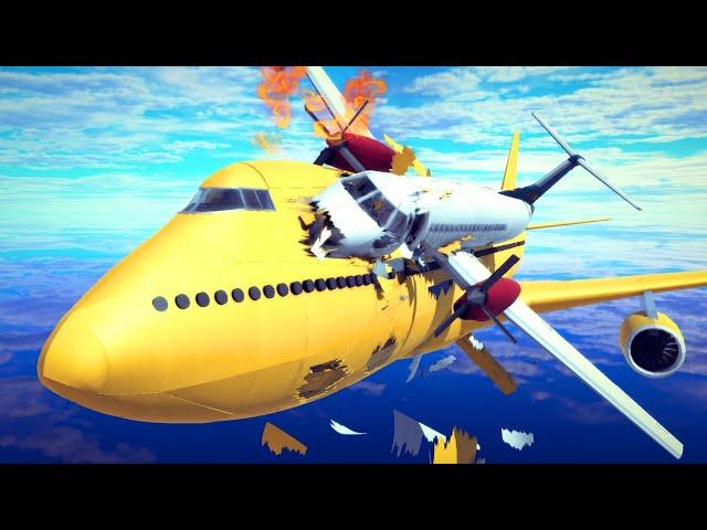 Midair Collisions, Air Shootdowns & Airplane Crashes #2 | Besiege