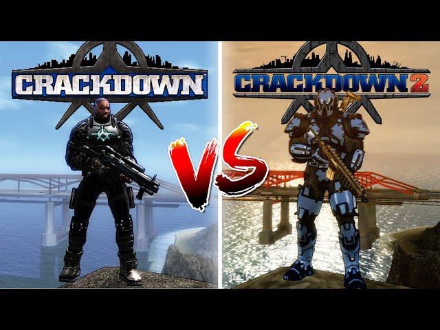 Crackdown vs Crackdown 2 - Direct Comparison