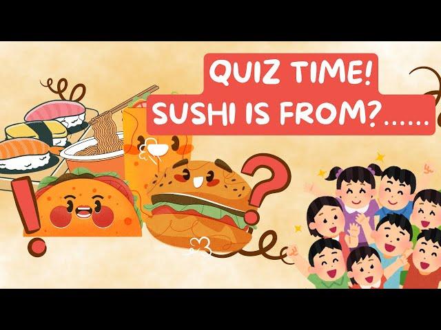 New Quiz Game for Kids 2024 | Guess The Country’s Food#gaming #kids #quiz