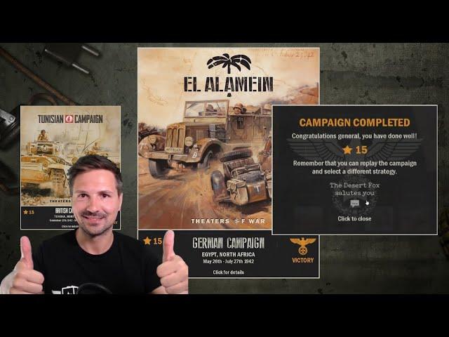 [KARDS] Theaters of War | 15 Stars on german campaign El Alamein