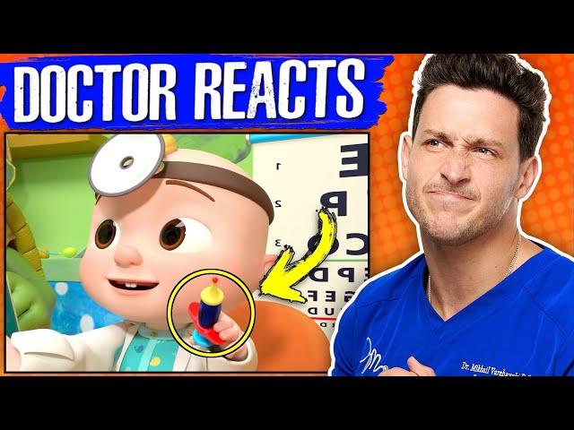 Real Doctor Reacts To CoComelon Medical Scenes