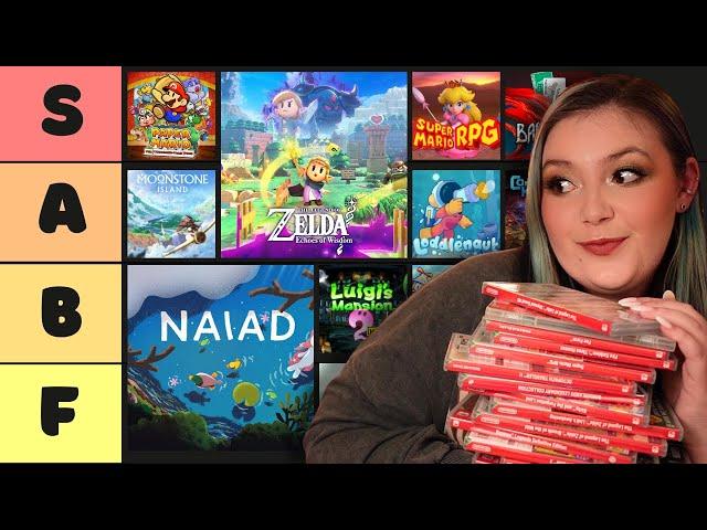 Ranking EVERY Nintendo Switch Game I Played in 2024! (40+ Games)