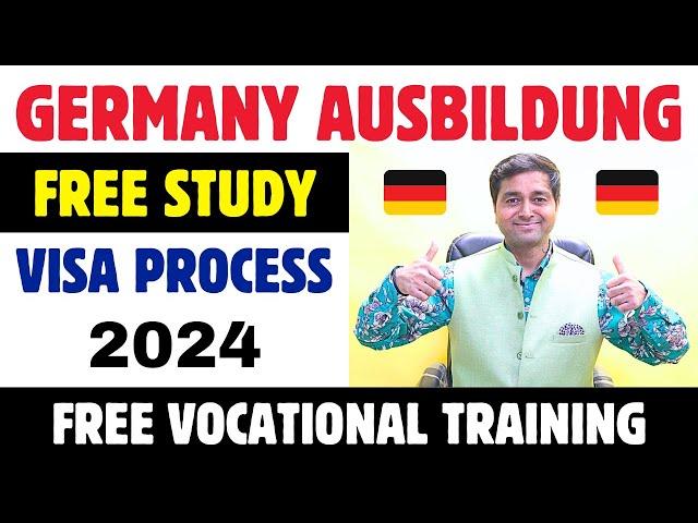 Germany Ausbildung Free Study Visa process 2024 | Vocational Training in Germany | Free Education DE