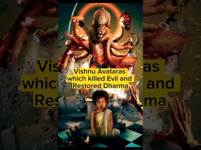 Demons killed by Vishnu avataras #Vishnu #demons #hinduism