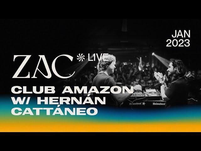 ZAC @ Club Amazon (JAN 2023) | Hernán Cattaneo Warm Up Set [ Progressive House DJ Mix ]