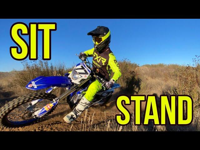 Sitting or Standing| Enduro Single Trail Riding Tip