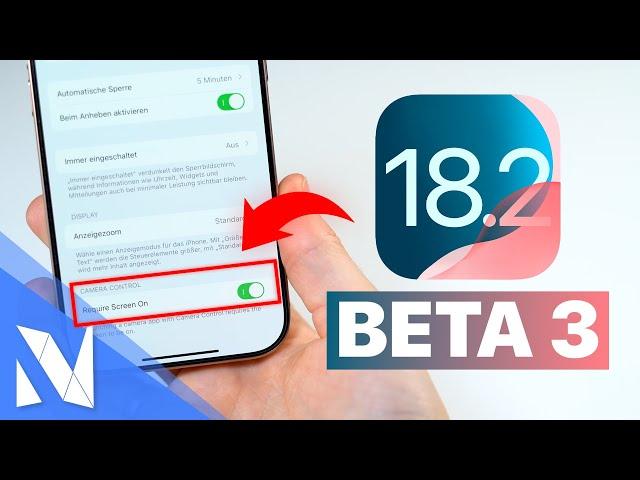 iOS 18.2 Beta 3 - Was ist neu? (Fotos, Kamerasteuerung, Release) | Nils-Hendrik Welk