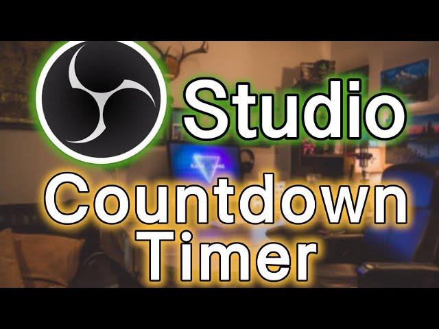 OBS Studio Tutorial 2020 - How to add a countdown timer on OBS Studio