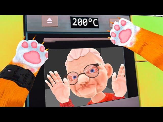 ️ WSADZIŁEM BABCIE DO PIEKARNIKA | I am a Cat VR |