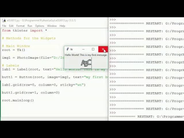 013 GUI with Python: Creating a Listbox with Items