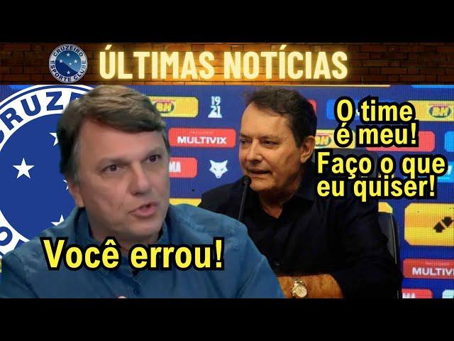 MAURO CEZAR REVELOU ALGO MUITO GRAVE no CRUZEIRO! PEDRINHO e  MATTOS SABEM DISSO!